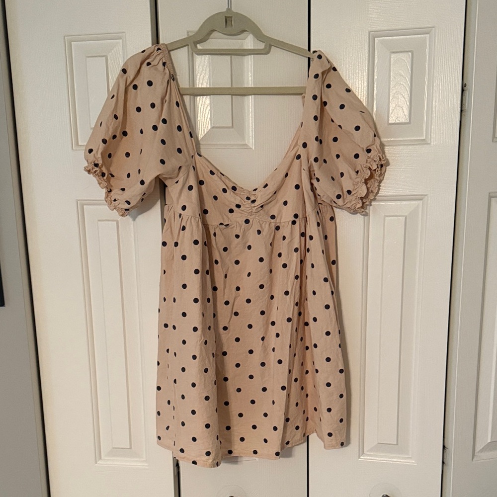 Petal and Pup polka dot babydoll dress